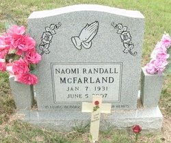 Naomi <I>Randall</I> McFarland 