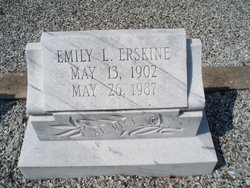 Emily <I>Lynes</I> Erskine 