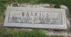 Rachel Ann <I>Duffield</I> Warwick 