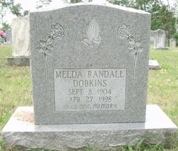 Mary Melda Randall “Melda” <I>Adams</I> Dobkins 
