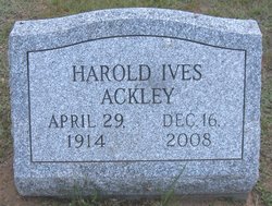 Harold Ives Ackley 