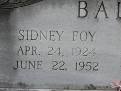 Sidney Foy Ballard 