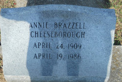 Annie <I>Brazzell</I> Cheeseborough 