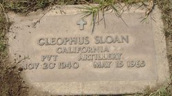 Cleophus Sloan 