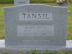 Mary Ella Tansil 