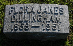 Flora Ann <I>Janes</I> Dillingham 