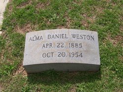 Alma Louise <I>Daniel</I> Weston 