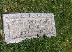 Ruth Ann <I>Hibbs</I> Elder 