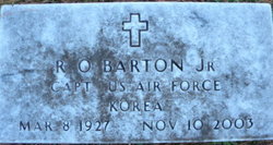 Capt Raymond Oscar “R.O.” Barton Jr.