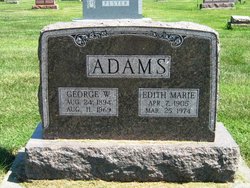 Edith Marie <I>Orth</I> Adams 