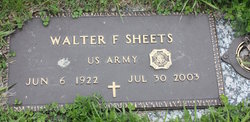 Walter Fred Sheets 