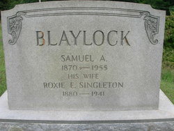 Roxie E. <I>Singleton</I> Blaylock 