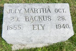 Martha Backus Ely 