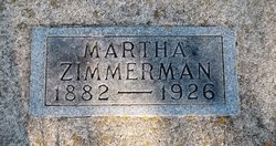 Martha <I>Balken</I> Zimmerman 