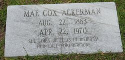 Frances Mae <I>Cox</I> Ackerman 