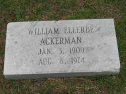 William Ellerbe Ackerman 