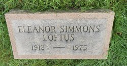 Eleanor <I>Simmons</I> Loftus 