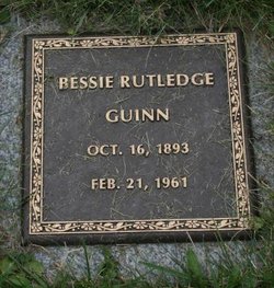 Bessie Lorena <I>Rutledge</I> Guinn 
