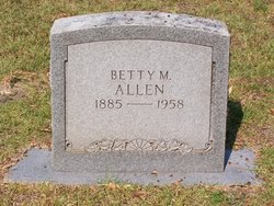 Betty Mae <I>McMoy</I> Allen 