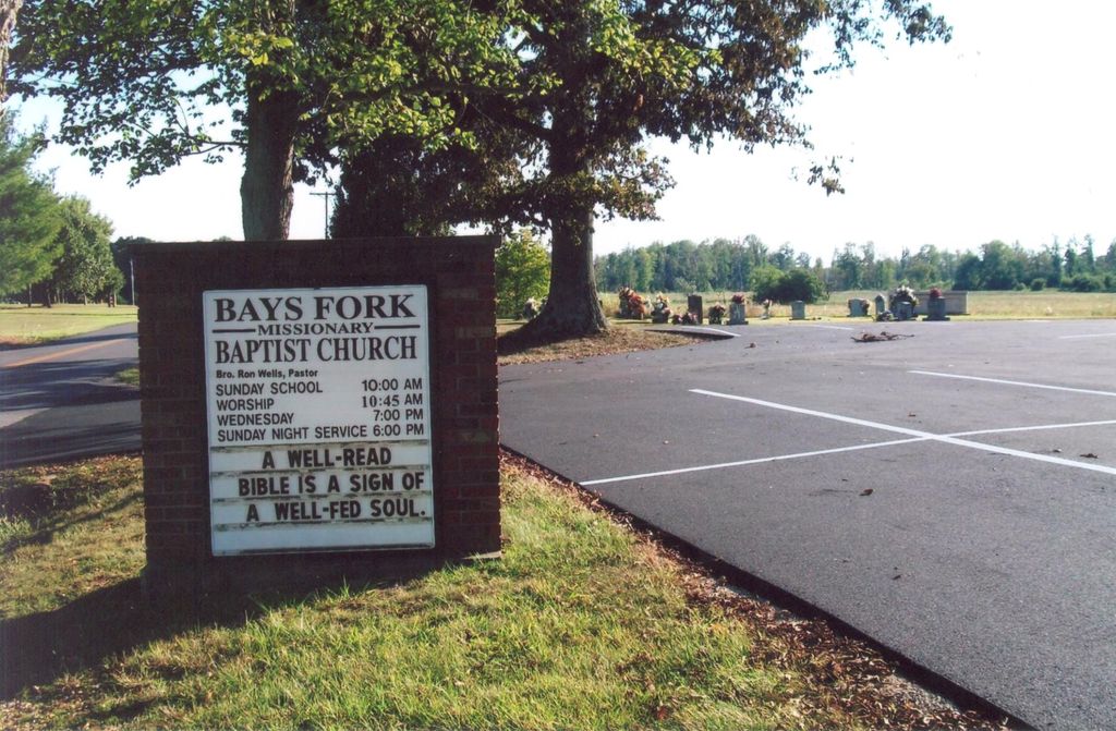 Bays Fork Baptist Church Cemetery