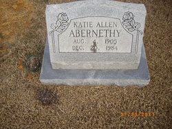 Katie <I>Allen</I> Abernethy 