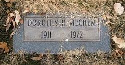 Dorothy H. <I>Heller</I> Mechem 