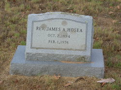 Rev James Alfred Hosea 