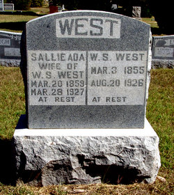 Sarah Ada “Sallie” <I>Phears</I> West 