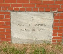 Alice Oreen “Janie” <I>Taylor</I> Gordon 