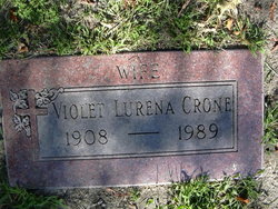 Violet Lurena “Lurena” <I>Lozo</I> Crone 