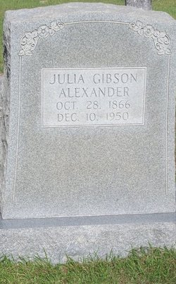 Julia <I>Gibson</I> Alexander 