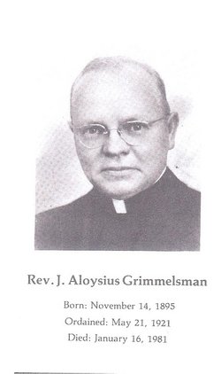 Rev John Aloysius Grimmelsman 