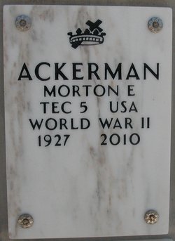 Morton E Ackerman 