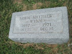 Verdi <I>Matthews</I> Wynn 