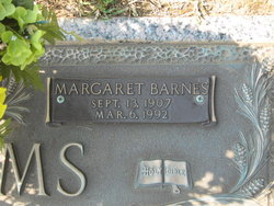 Margaret <I>Barnes</I> Adams 