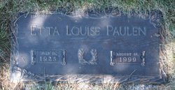 Etta Louise <I>Boulware</I> Paulen 