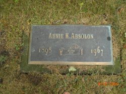 Annie M. <I>King</I> Absolon 