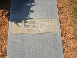 Betty <I>Wansley</I> Bentley 