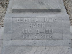 Bertha Julia Hagin 