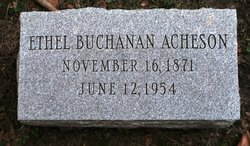 Ethel Buchanan Acheson 