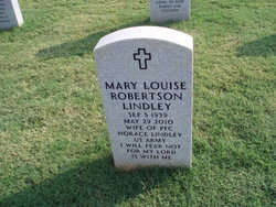 Mary Louise <I>Robertson</I> Lindley 