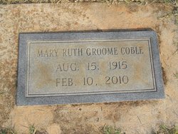 Mary Ruth <I>Groome</I> Coble 