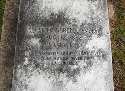 Martha Serena <I>Price</I> Avery 