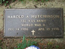 TEC 4 Harold Alexander Hutchinson 