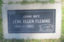 Lena Ellen <I>Webb</I> Fleming 