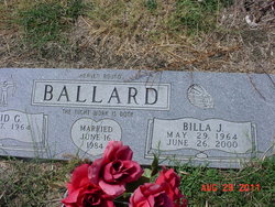 Billa J <I>Henry</I> Ballard 