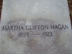 Martha <I>Clifton</I> Hagan 