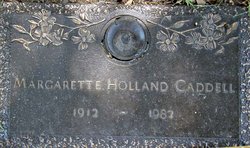 Margarette <I>Holland</I> Caddell 