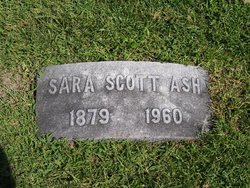 Sara Eva “Sadie” <I>Scott</I> Ash 