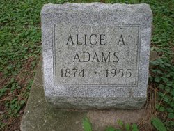 Alice A. <I>Applebee</I> Adams 